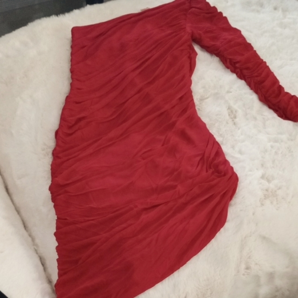 Great Looking Evening Off Shoulder Chiffon Dress